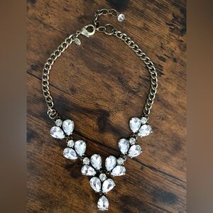 Elegant Gold and Silver Teardrop Necklace